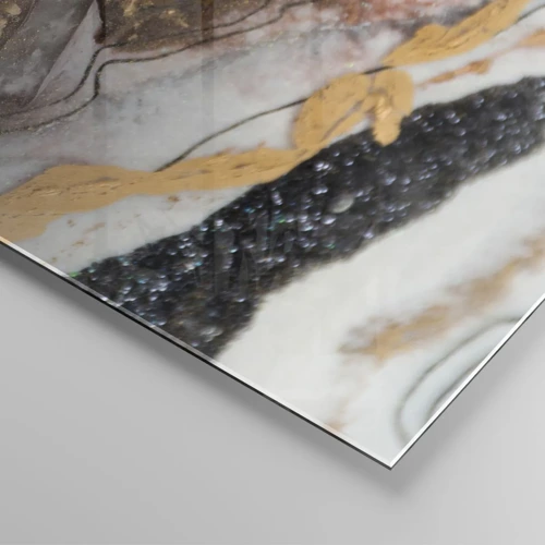 Cuadro sobre vidrio - Impresiones sobre Vidrio - Elemento de la tierra - 100x40 cm