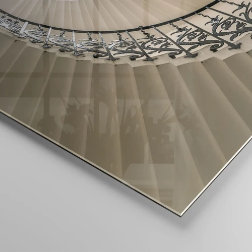 Cuadro sobre vidrio - Impresiones sobre Vidrio - En el interior de una concha - 80x120 cm