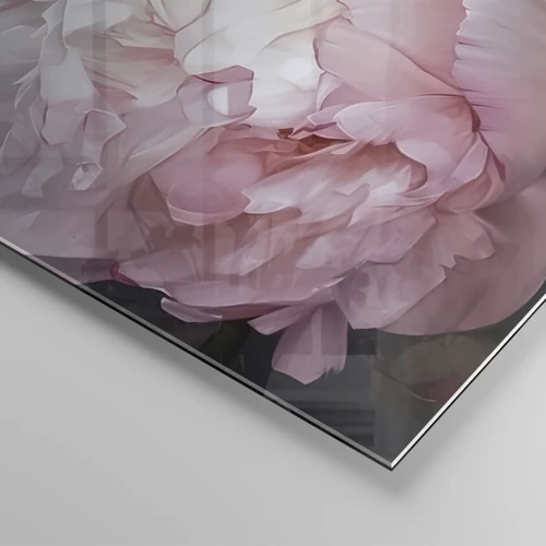 Cuadro sobre vidrio - Impresiones sobre Vidrio - En flor - 100x40 cm
