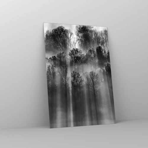 Cuadro sobre vidrio - Impresiones sobre Vidrio - En los flujos de luz - 70x100 cm