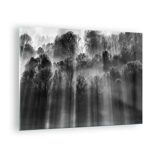 Cuadro sobre vidrio - Impresiones sobre Vidrio - En los flujos de luz - 70x50 cm