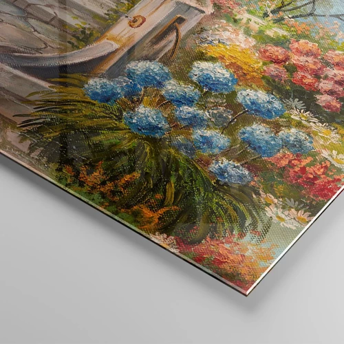 Cuadro sobre vidrio - Impresiones sobre Vidrio - En plena floración - 160x50 cm