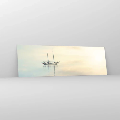 Cuadro sobre vidrio - Impresiones sobre Vidrio - En un mar de silencio - 160x50 cm