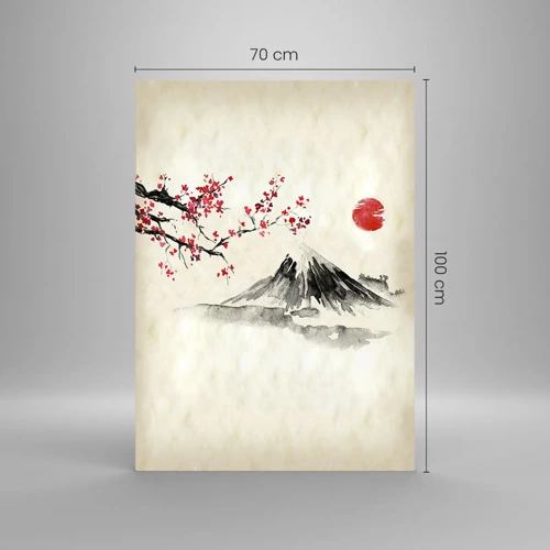 Cuadro sobre vidrio - Impresiones sobre Vidrio - Enamórate de Japón - 70x100 cm