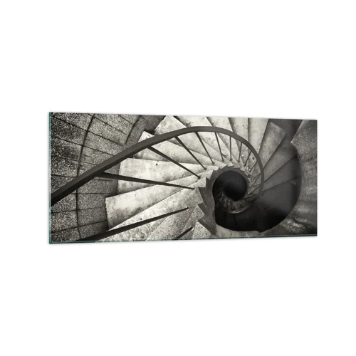 Cuadro sobre vidrio - Impresiones sobre Vidrio - Escaleras arriba, escaleras abajo - 120x50 cm