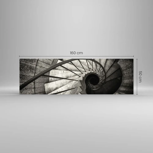 Cuadro sobre vidrio - Impresiones sobre Vidrio - Escaleras arriba, escaleras abajo - 160x50 cm