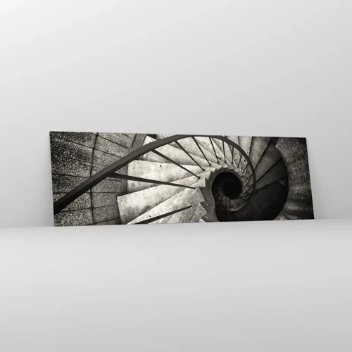 Cuadro sobre vidrio - Impresiones sobre Vidrio - Escaleras arriba, escaleras abajo - 160x50 cm