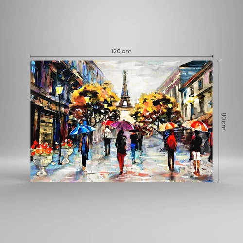 Cuadro sobre vidrio - Impresiones sobre Vidrio - Especialmente hermoso en otoño - 120x80 cm