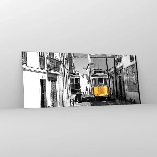 Cuadro sobre vidrio - Impresiones sobre Vidrio - Espíritu de Lisboa - 120x50 cm