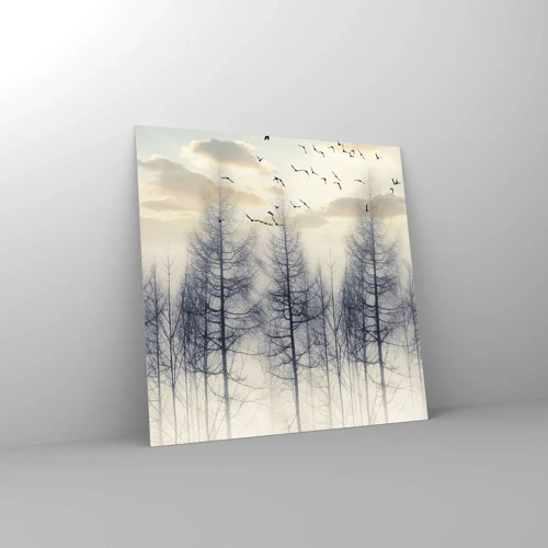 Cuadro sobre vidrio - Impresiones sobre Vidrio - Espíritus del bosque - 30x30 cm