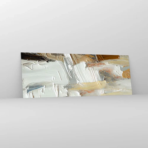 Cuadro sobre vidrio - Impresiones sobre Vidrio - Estratificación de colores - 140x50 cm
