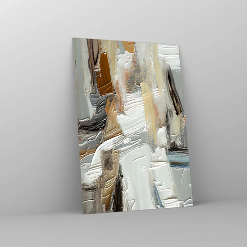 Cuadro sobre vidrio - Impresiones sobre Vidrio - Estratificación de colores - 70x100 cm