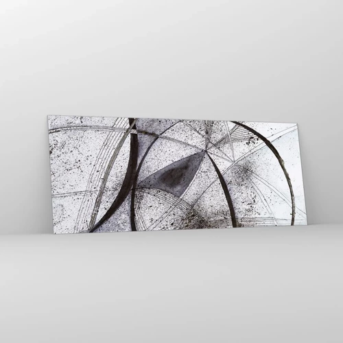 Cuadro sobre vidrio - Impresiones sobre Vidrio - Fantasía futurista - 100x40 cm