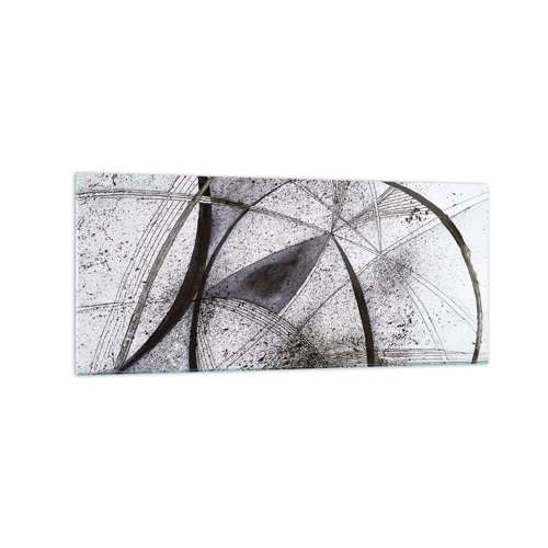 Cuadro sobre vidrio - Impresiones sobre Vidrio - Fantasía futurista - 120x50 cm