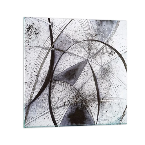 Cuadro sobre vidrio - Impresiones sobre Vidrio - Fantasía futurista - 60x60 cm