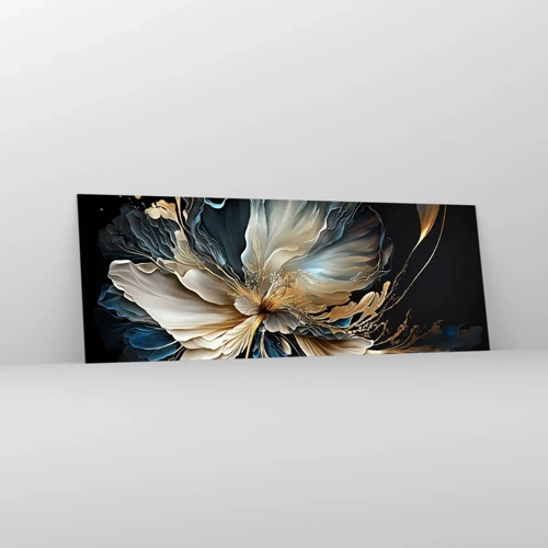 Cuadro sobre vidrio - Impresiones sobre Vidrio - Flor de helecho de cuento - 140x50 cm