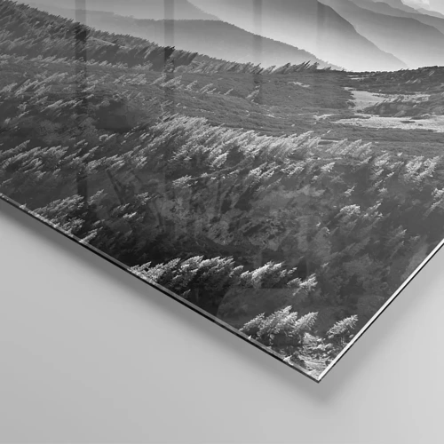 Cuadro sobre vidrio - Impresiones sobre Vidrio - Hasta el horizonte - 100x40 cm
