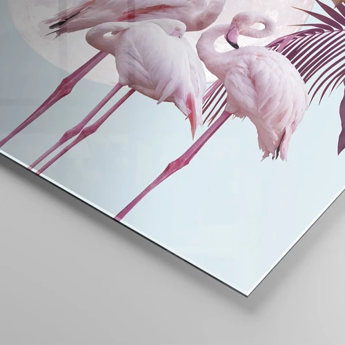 Cuadro sobre vidrio - Impresiones sobre Vidrio - La grandeza de las aves - 140x50 cm