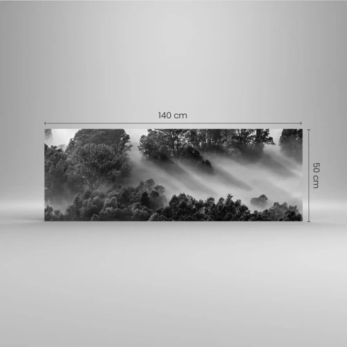 Cuadro sobre vidrio - Impresiones sobre Vidrio - Levantarse del sueño - 140x50 cm