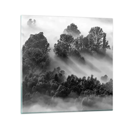 Cuadro sobre vidrio - Impresiones sobre Vidrio - Levantarse del sueño - 70x70 cm
