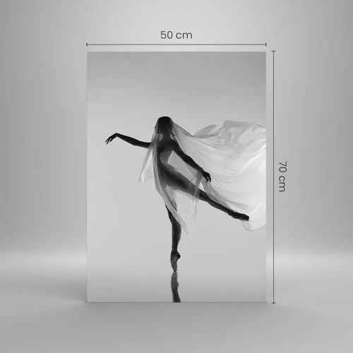 Cuadro sobre vidrio - Impresiones sobre Vidrio - Ligereza y gracia - 50x70 cm