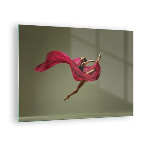 Cuadro sobre vidrio - Impresiones sobre Vidrio - Llama danzante - 70x50 cm