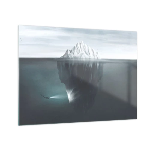 Cuadro sobre vidrio - Impresiones sobre Vidrio - Misterio submarino - 70x50 cm