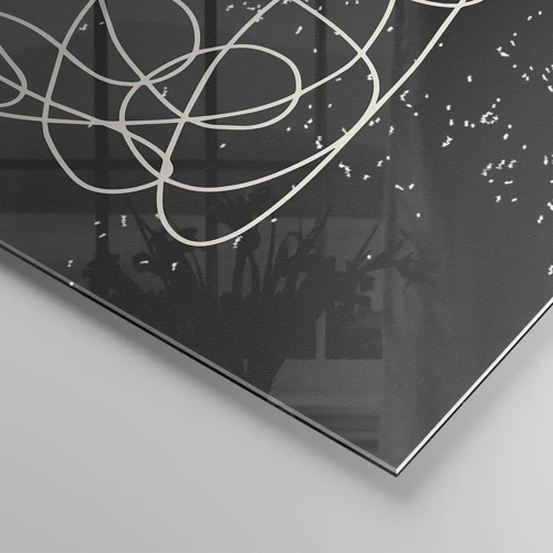 Cuadro sobre vidrio - Impresiones sobre Vidrio - Pensamientos errantes - 50x50 cm
