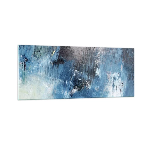 Cuadro sobre vidrio - Impresiones sobre Vidrio - Rapsodia celeste - 100x40 cm