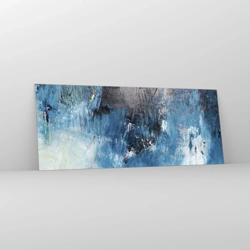 Cuadro sobre vidrio - Impresiones sobre Vidrio - Rapsodia celeste - 100x40 cm