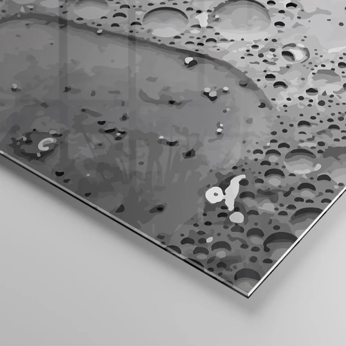 Cuadro sobre vidrio - Impresiones sobre Vidrio - Rastro espumoso - 70x100 cm