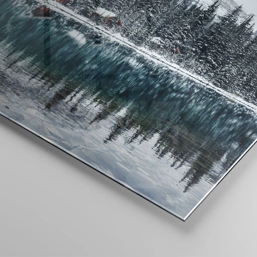 Cuadro sobre vidrio - Impresiones sobre Vidrio - Retiro canadiense - 70x50 cm