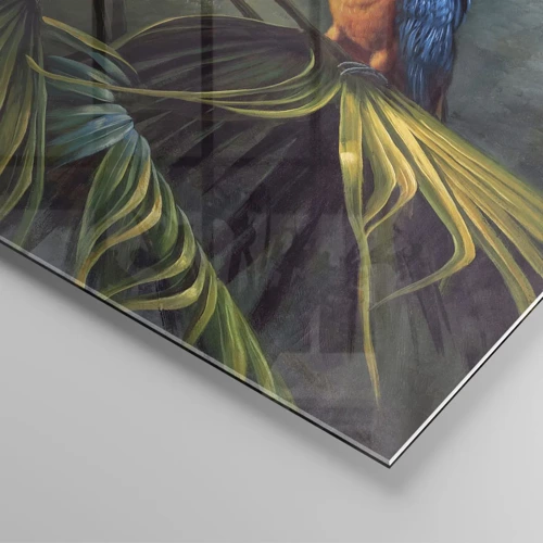 Cuadro sobre vidrio - Impresiones sobre Vidrio - Romanticismo en los trópicos - 30x30 cm