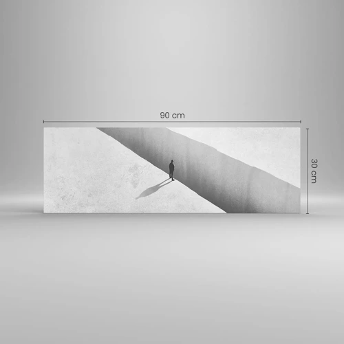 Cuadro sobre vidrio - Impresiones sobre Vidrio - Sin un destino claro - 90x30 cm