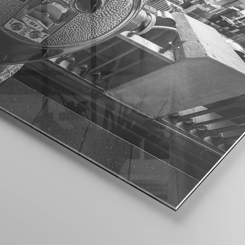 Cuadro sobre vidrio - Impresiones sobre Vidrio - Sobre la ciudad - 120x80 cm