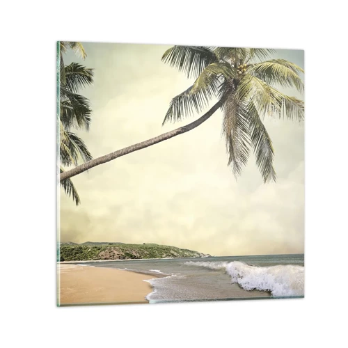 Cuadro sobre vidrio - Impresiones sobre Vidrio - Sueño tropical - 40x40 cm