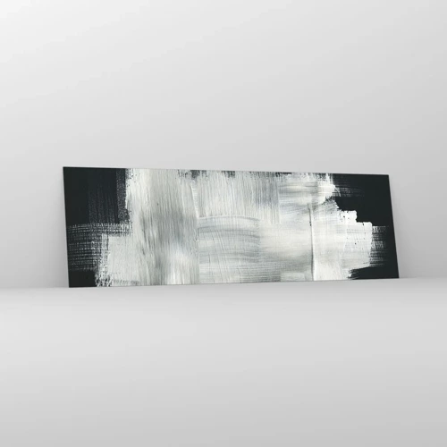 Cuadro sobre vidrio - Impresiones sobre Vidrio - Tejido vertical y horizontal - 160x50 cm