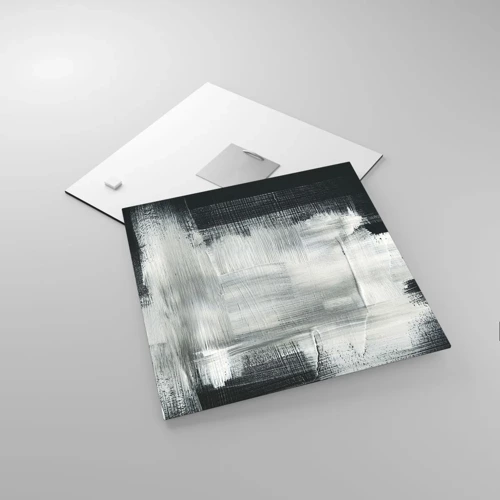 Cuadro sobre vidrio - Impresiones sobre Vidrio - Tejido vertical y horizontal - 30x30 cm