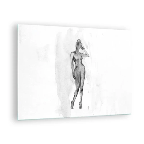 Cuadro sobre vidrio - Impresiones sobre Vidrio - Un estudio sobre el ideal de feminidad - 70x50 cm