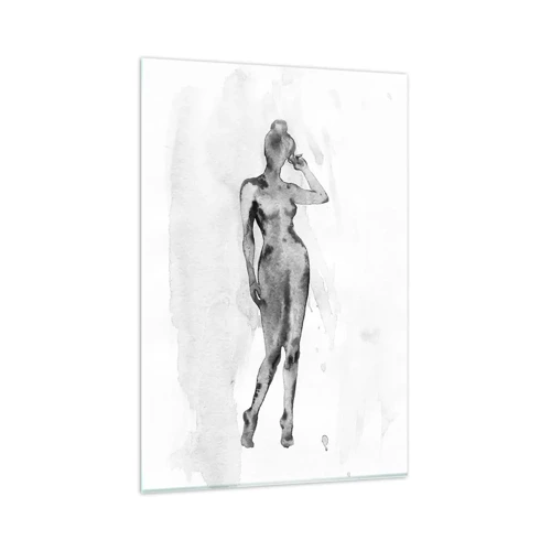 Cuadro sobre vidrio - Impresiones sobre Vidrio - Un estudio sobre el ideal de feminidad - 80x120 cm