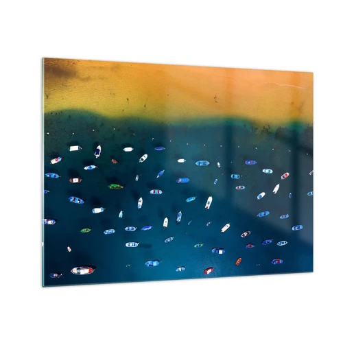 Cuadro sobre vidrio - Impresiones sobre Vidrio - Un juego de vacaciones - 70x50 cm