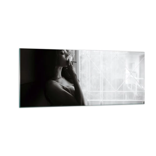 Cuadro sobre vidrio - Impresiones sobre Vidrio - Un momento sensual - 100x40 cm