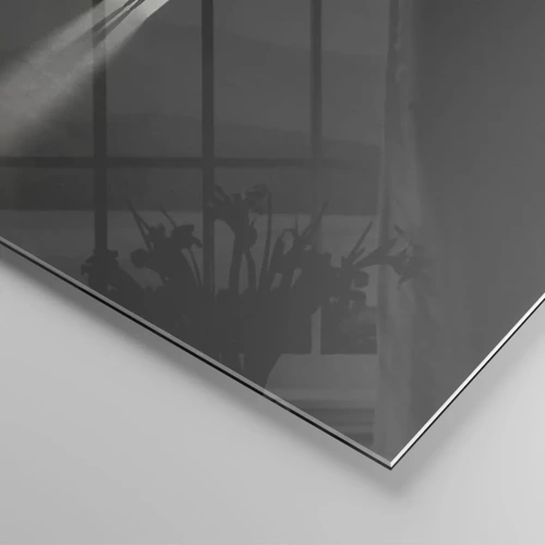 Cuadro sobre vidrio - Impresiones sobre Vidrio - Un paso hacia un futuro brillante - 60x60 cm