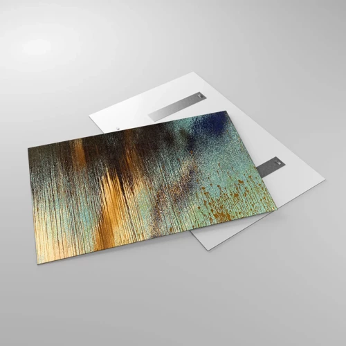 Cuadro sobre vidrio - Impresiones sobre Vidrio - Una composición colorista no accidental - 120x80 cm