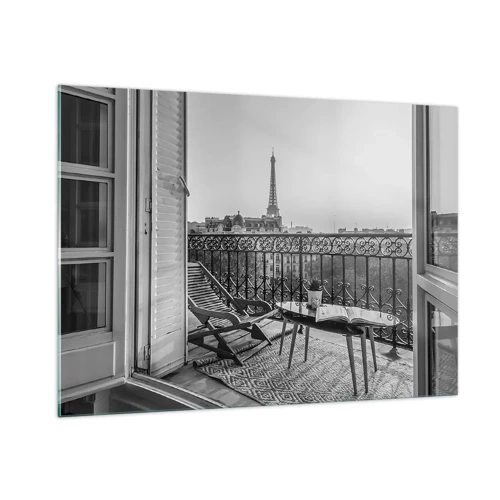 Cuadro sobre vidrio - Impresiones sobre Vidrio - Una tarde parisina - 100x70 cm