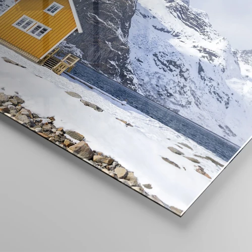 Cuadro sobre vidrio - Impresiones sobre Vidrio - Vacaciones escandinavas - 50x70 cm