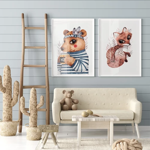 Funny animals - Inspiración para una habitación infantil