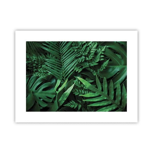 Póster - Abrazo verde - 40x30 cm