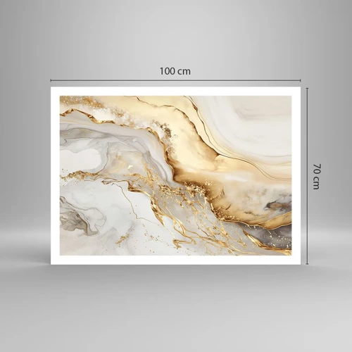 Póster - Abstracción: belleza y bondad - 100x70 cm