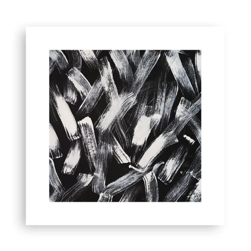 Póster - Abstracción en el espíritu industrial - 30x30 cm